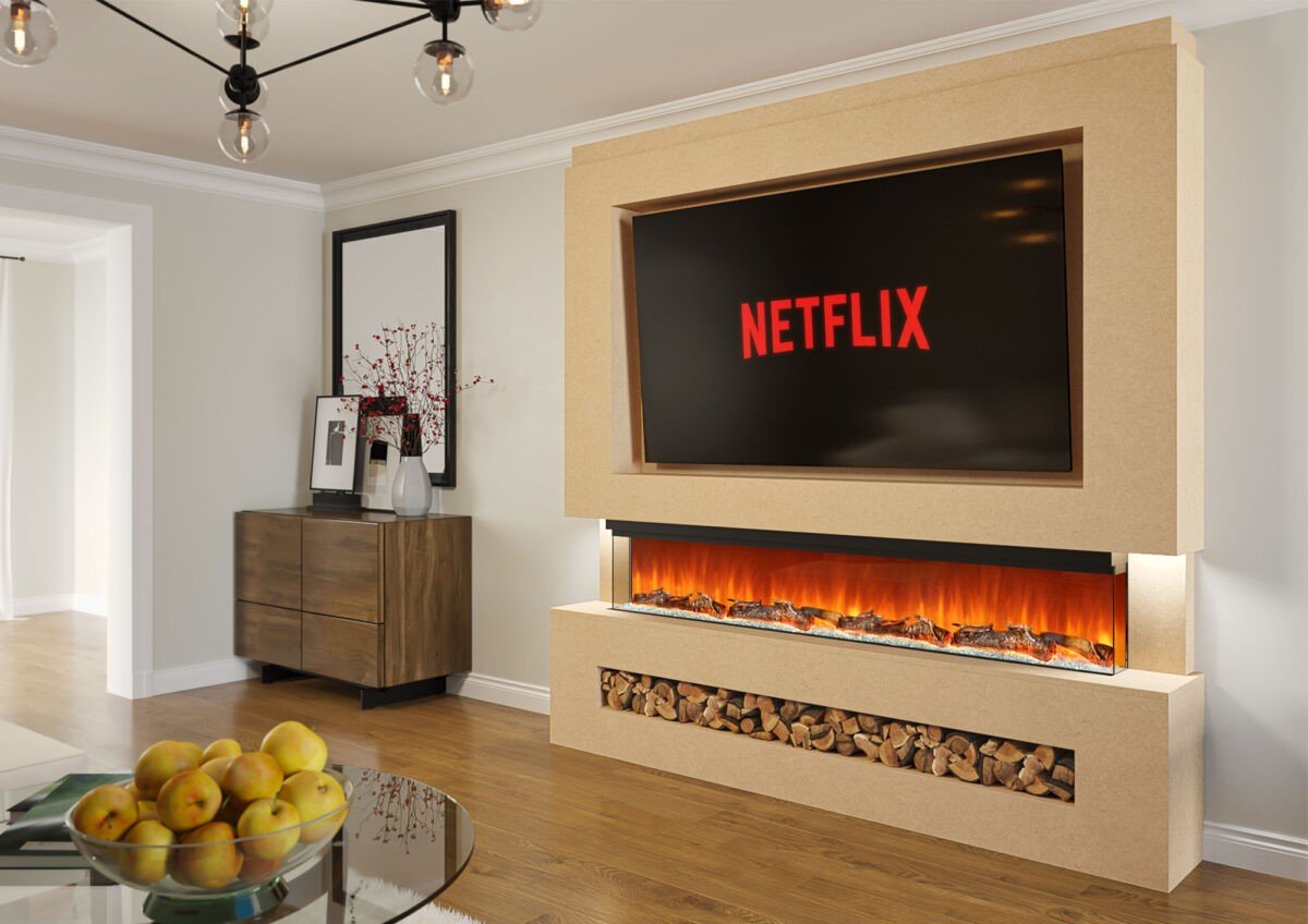Make Your Living Room More Aesthetic with A Wall-Mounted Fireplace - Evolution Fires
