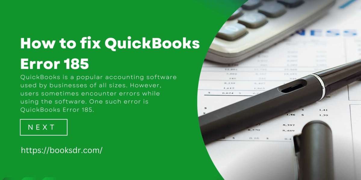 How to fix QuickBooks Error 185