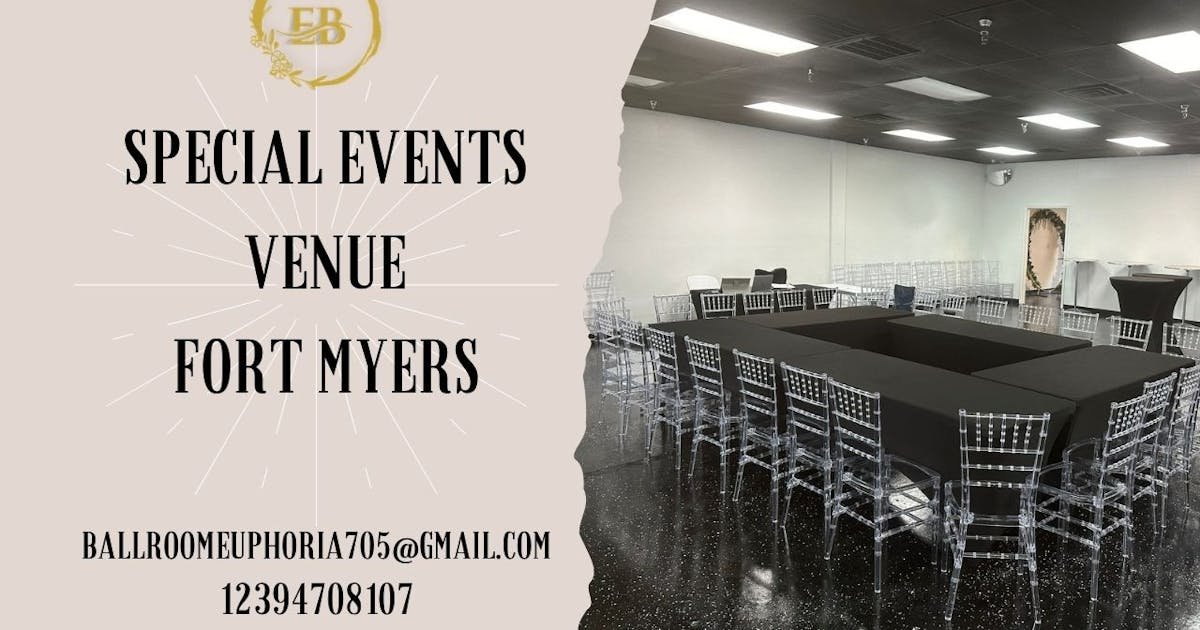 Fort Myers Special Events Venues with Spectacular Waterfront Views | Euphoria Ballroom