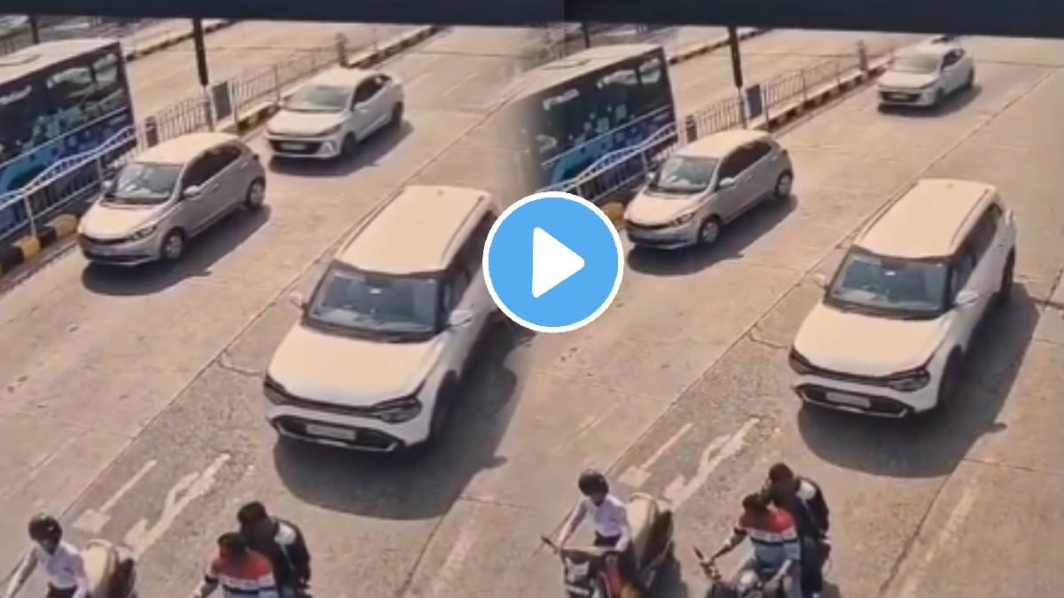 Indore Doctor Dies After His Out-Of-Control Car Hits Another Car Waiting At Signal; CCTV Clip Surfaces shocking video goes viral | VIDEO: