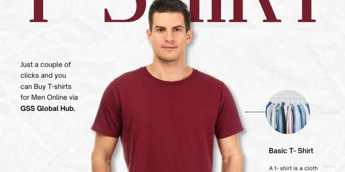 Stylish Men's T-Shirts: Comfort and Versatility at GSS Global Hub