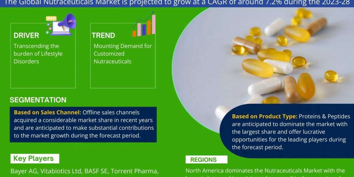 Nutraceuticals Market Witness Highest Growth at a CAGR of 7.2% by 2028