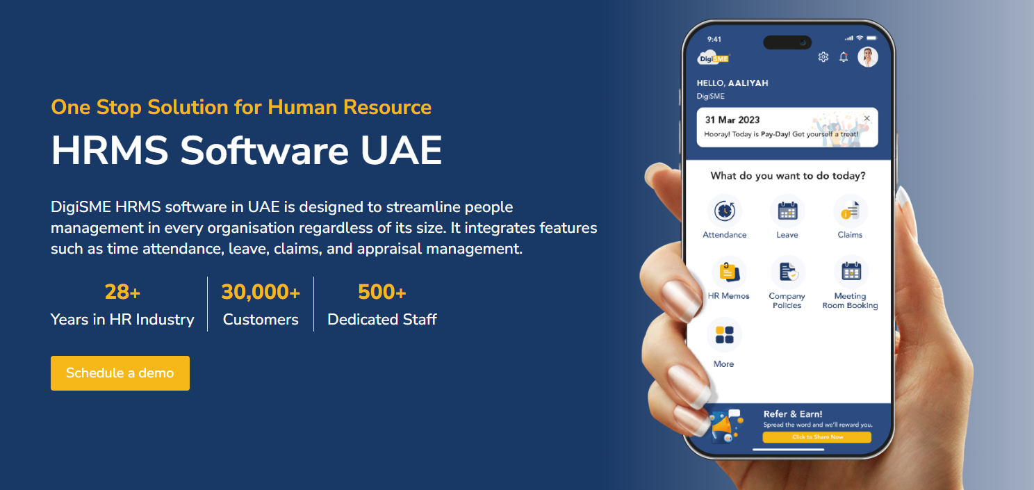 Best HRMS Software in UAE